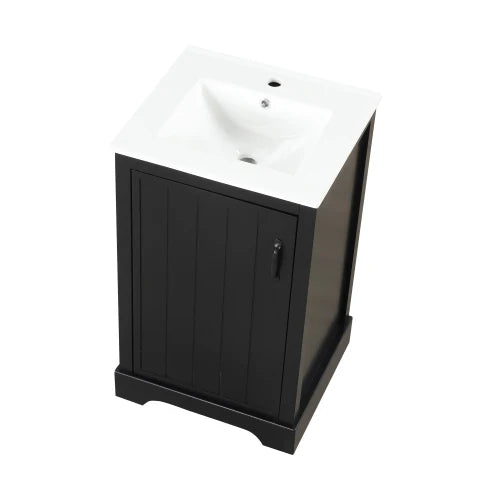 FENGSHUO Simplicity Black Bathroom Vanity With Sink Bathroom in USA.