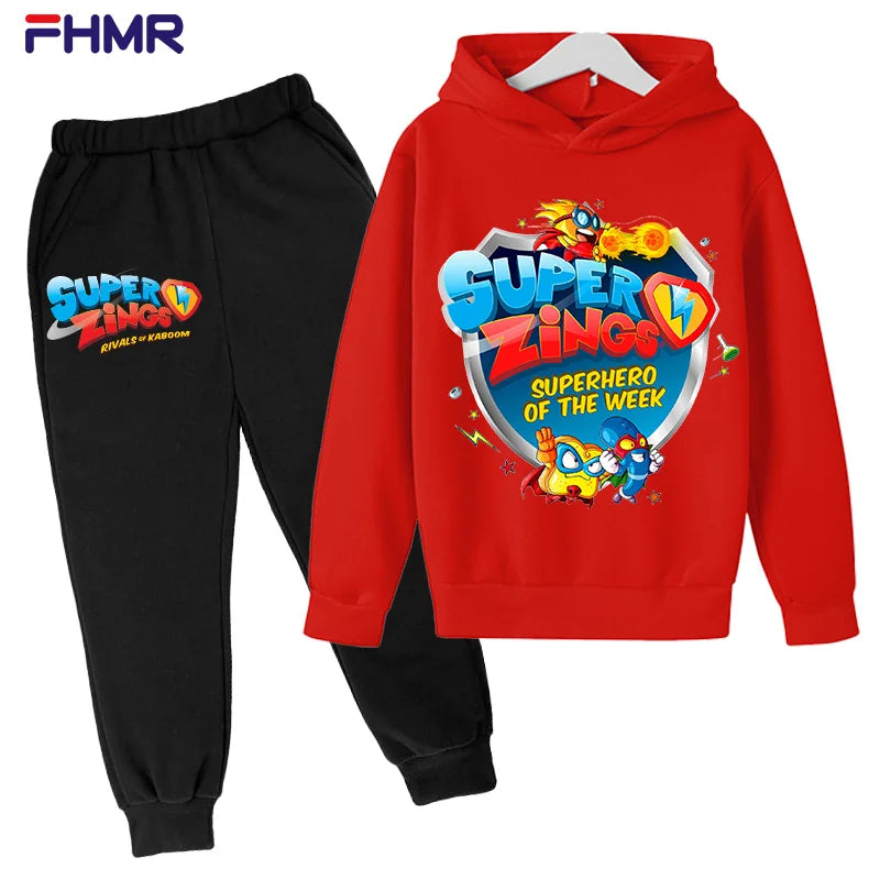 Boys Hoodies+Pants Sets New Autumn Baby Tops Clothing in USA