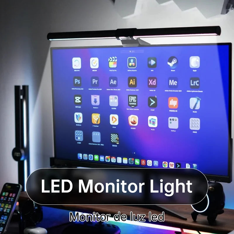 Curved Monitor Light Bar Rgb Computer Screen Lamp Dimmable in USA.