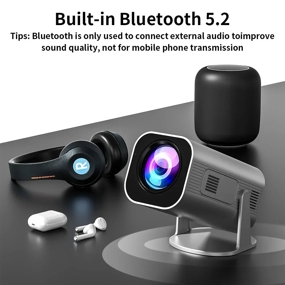 Mini Portable 1080P Native Projector Smart Home Theater LED in USA.