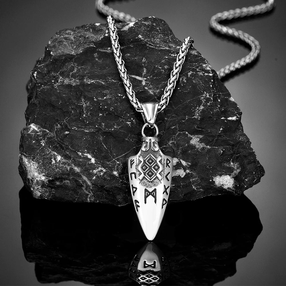 Norse Runes Odin's Spear Gungnir Necklace in USA