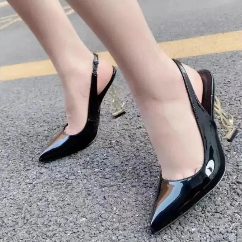 Summer New Simple Solid Color Sexy Pointed Toe Women's Shoes in USA