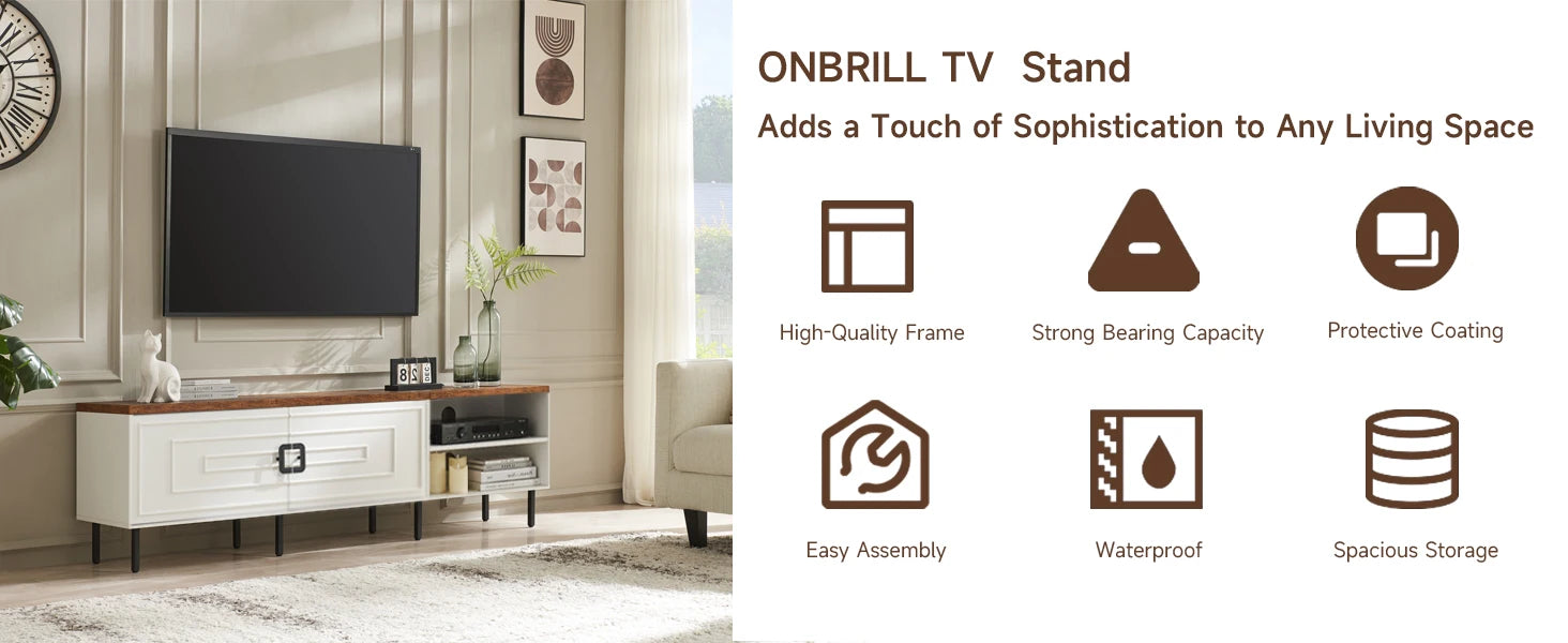 TV Stands Living Room Furniture Stand TV, Modern Storage IN USA.