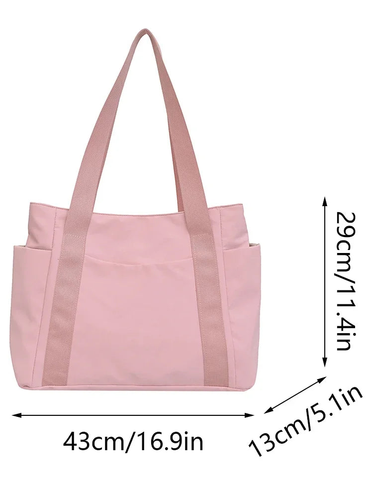 Large Capacity Shoulder Bag Women, Durable Nylon Casual Bag in USA