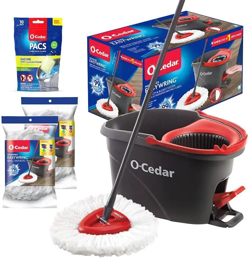 Microfiber Spin Mop & Bucket Floor Cleaning System in USA