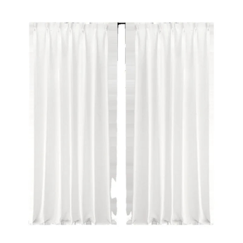 Luxury white Velvet blackout curtains living room bedroom in USA