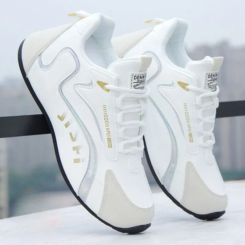 Men's PU Leather Waterproof Sneakers Casual Sports Shoes in USA