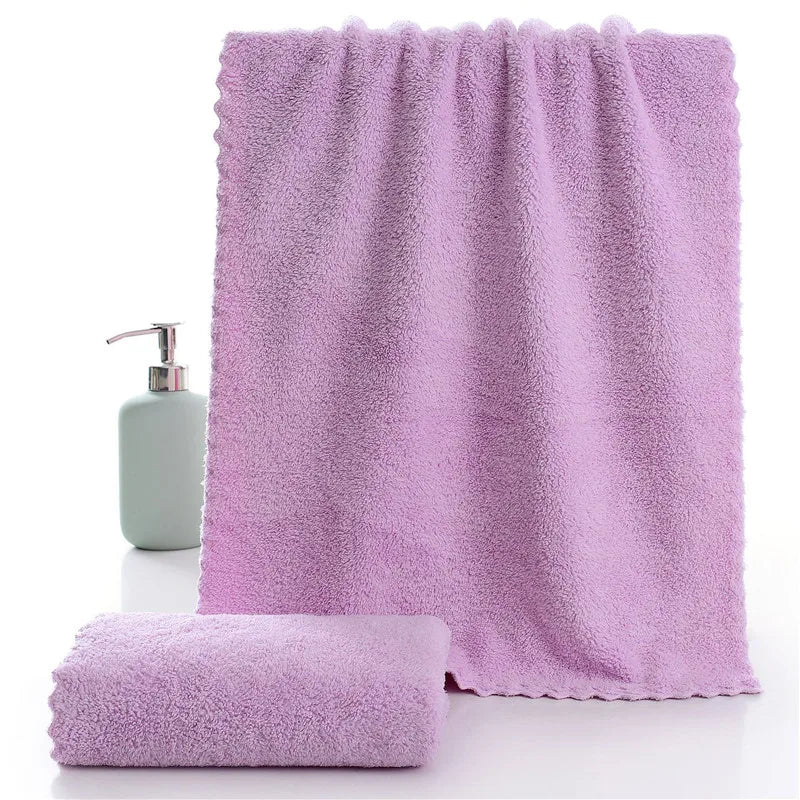 Microfiber Coral Velvet Face Towel Absorbent Cleaning Towel