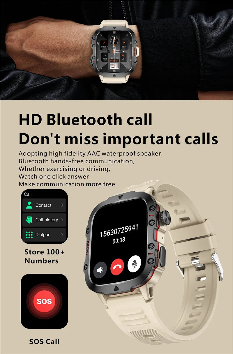 Smart Watch Sports Outdoor Bluetooth Call Triple Anti Heart in USA.