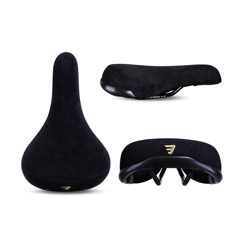 Funsea Bicycle Saddle Wheelie Black Logos in USA.