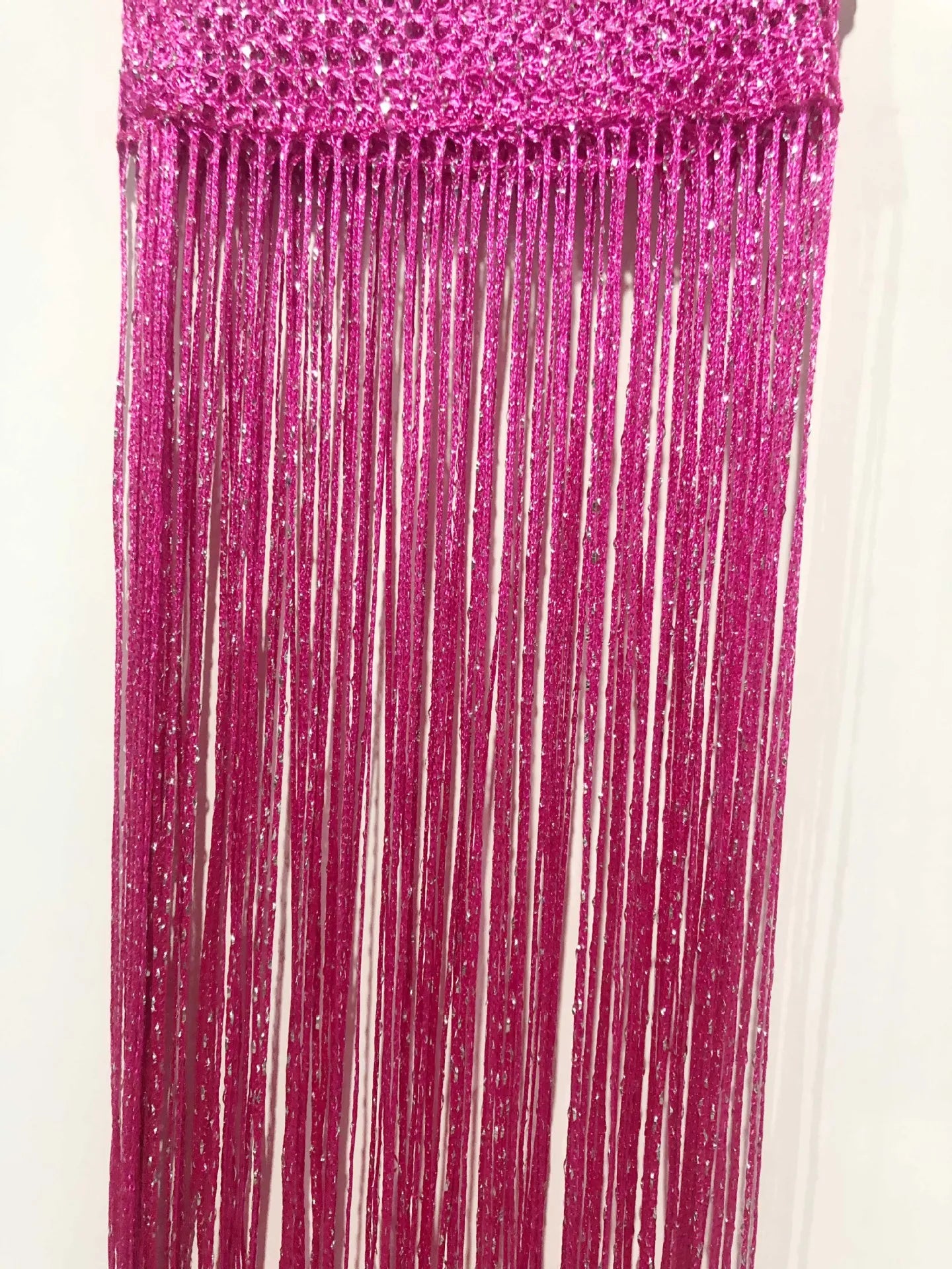 String Curtain Shiny Tassel Line Curtains Window Door in USA