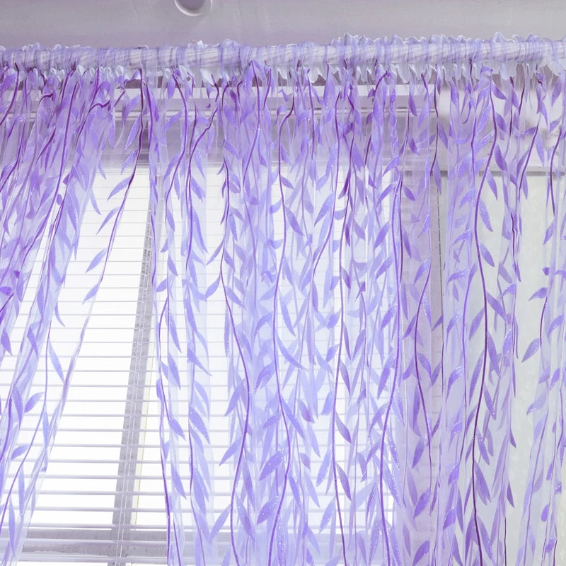 Voile Solid Sheer Gordijnen Window Curtains Living Room in USA