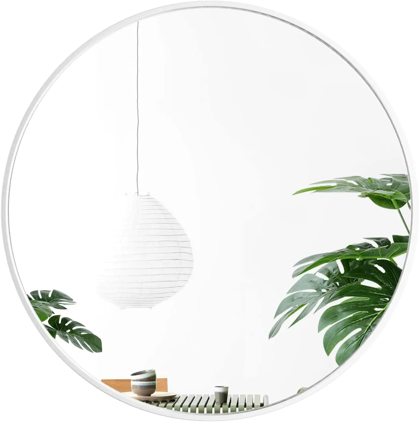 Round Wall Mirror Large Gold Wall Mounted Circle Mirror in USA.