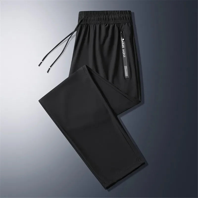 Summer Cool Pants Men Sweatpants Fashion Casual Stretch Pants in USA