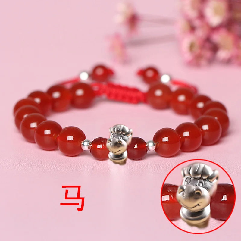 Sterling Silver Red Rope for Women and Men Korean Version in USA.