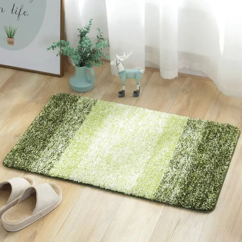 Bathroom Rugs Mat Simple Home Flocking Carpet Extra Soft in USA.