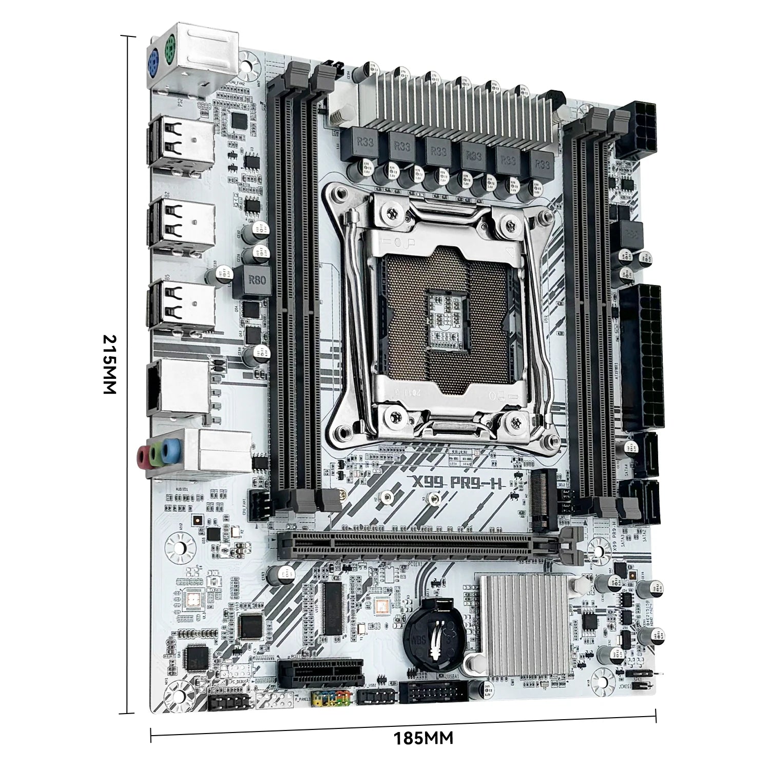 MACHINIST X99 PR9-H White Motherboard Set kit With Intel Xeon E5 2670 