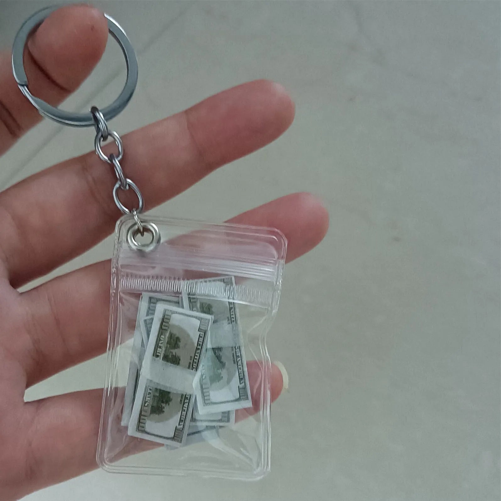 Unique Handmade Mini Money Bag Keychain Perfect Gift in USA