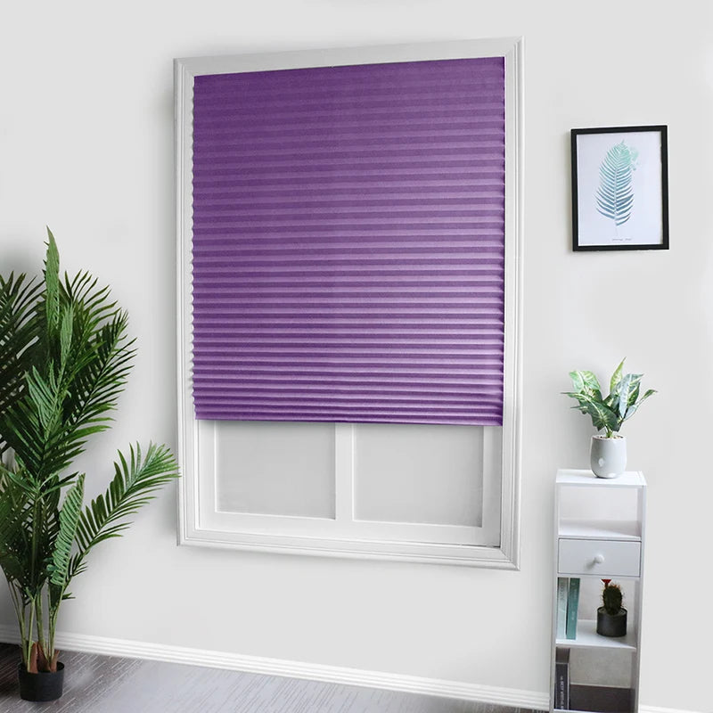 Self Adhesive Blinds Windows Semi Shading Sun Curtains in USA