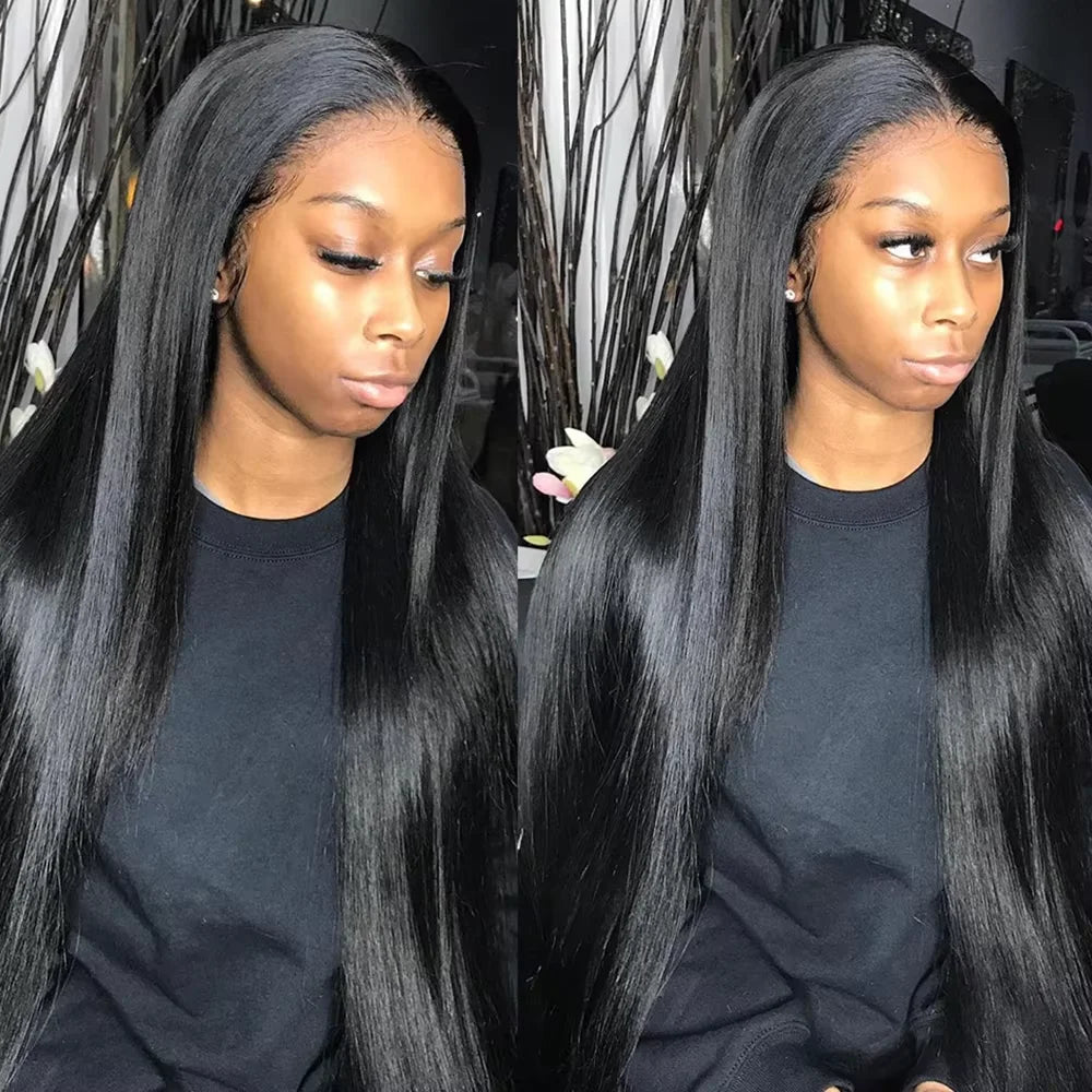 Natural Color Brazilian Human Hair Straight Bundles in USA