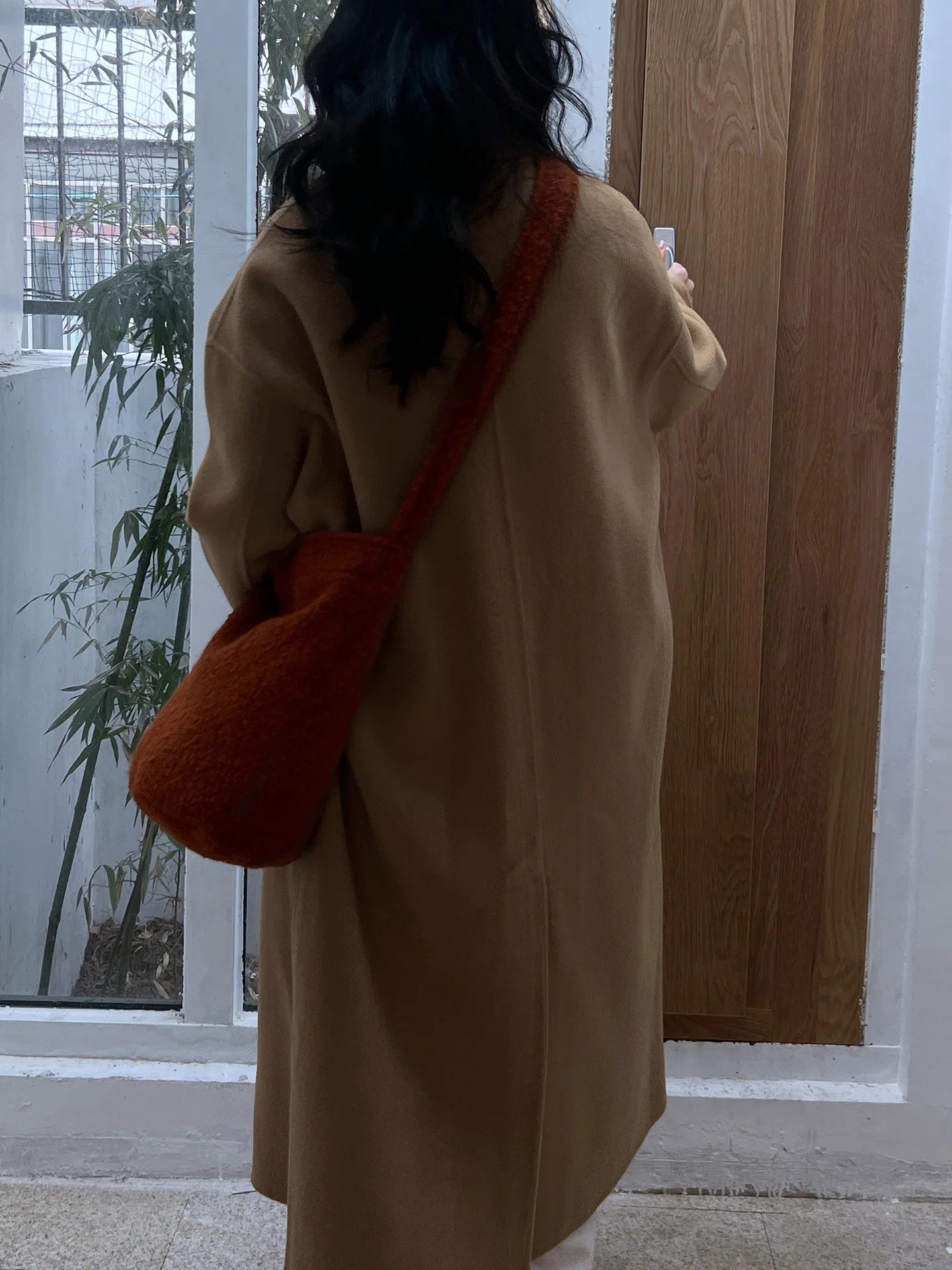 Office Lady Woolen Jackets Autumn Winter Korean-Style Profile IN USA.