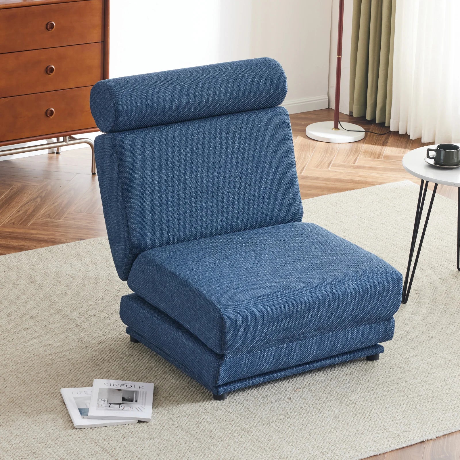 Single Sofa Chair Foldable Single Sofa Bed Pillow,Portable in USA.