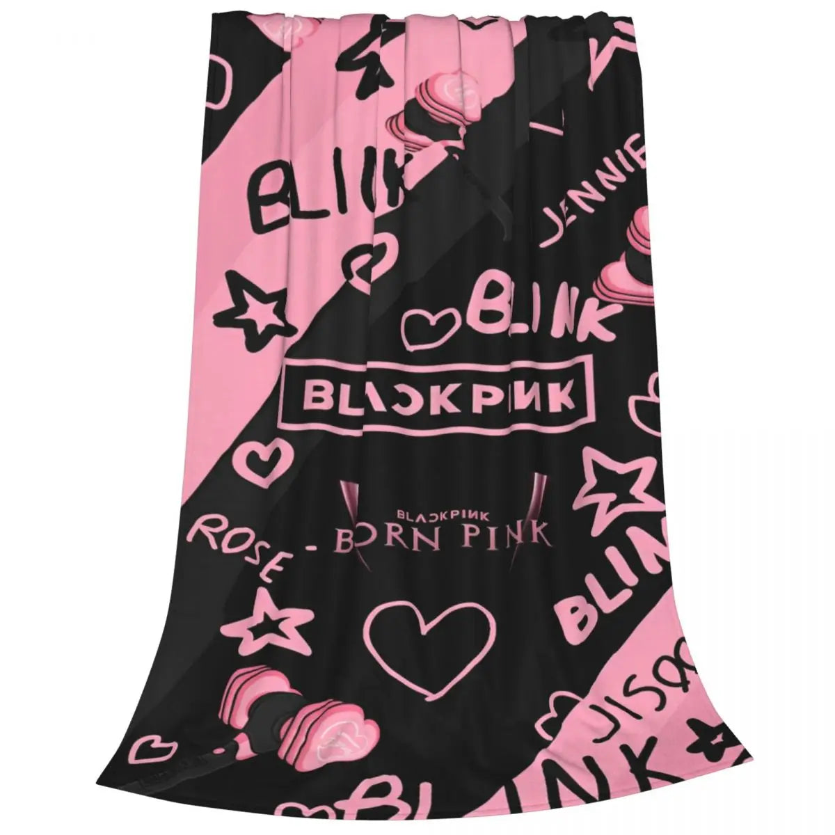 Music Idol Black-Pinks Girl Blankets Flannel All Season in USA