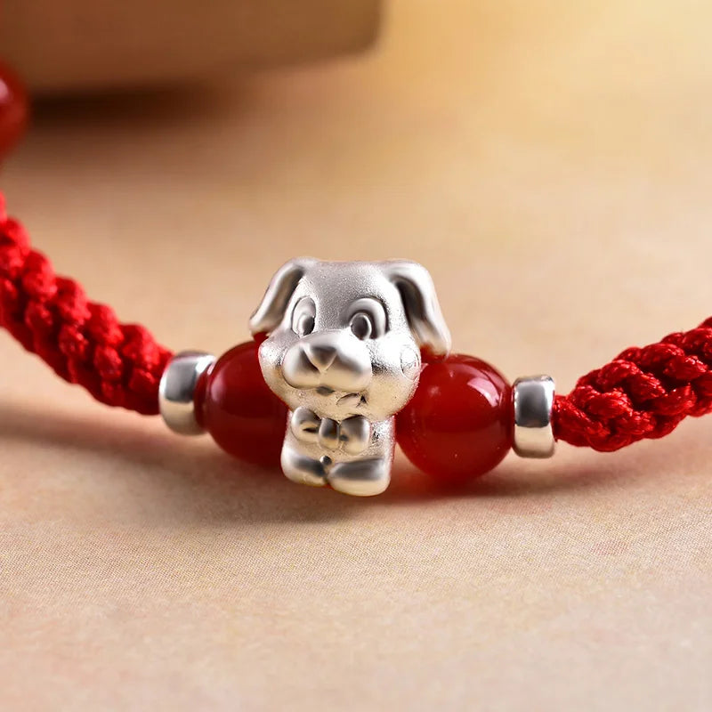 Sterling Silver Red Rope for Women and Men Korean Version in USA.