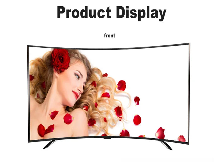 factory price ultra hd android tv 4k 50inches curved in USA.