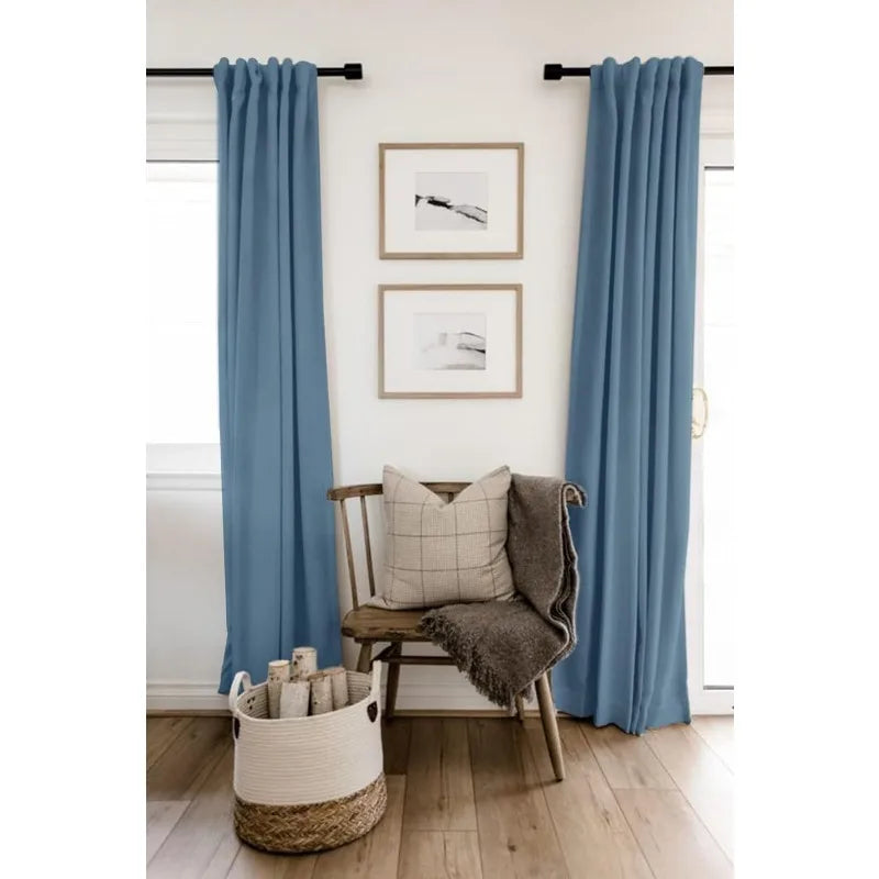 Blackout Shield Linen Blackout Curtains Bedroom in USA