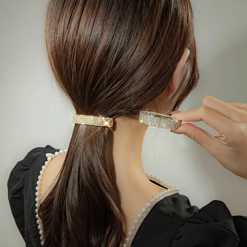 Luxury Rhinestone Hairbands Women Long Tassel in USA