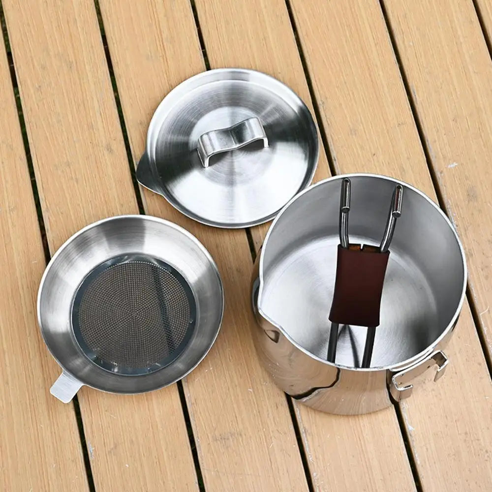 Camping Cooking Pot Outdoor Cooking Sauce Pot With Handle in USA.