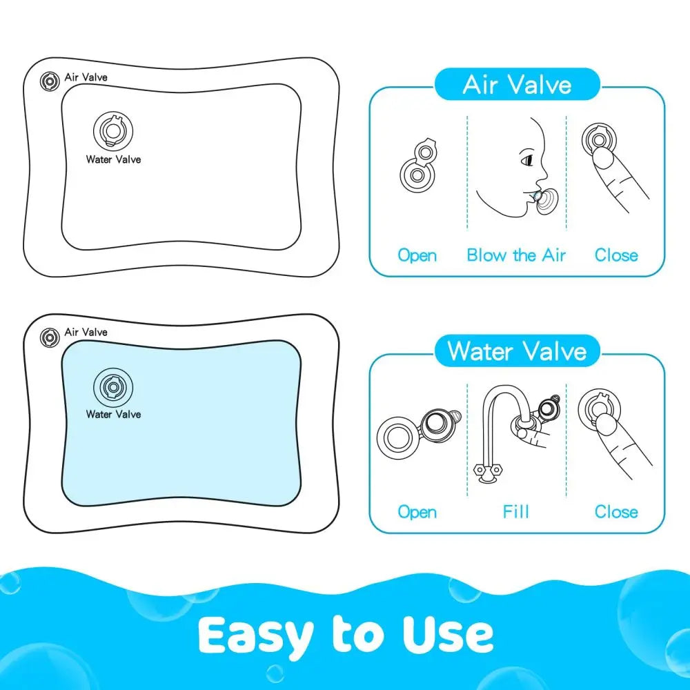 Water Mat Girl,Water Play Mat Babies Inflatable Water Play in USA