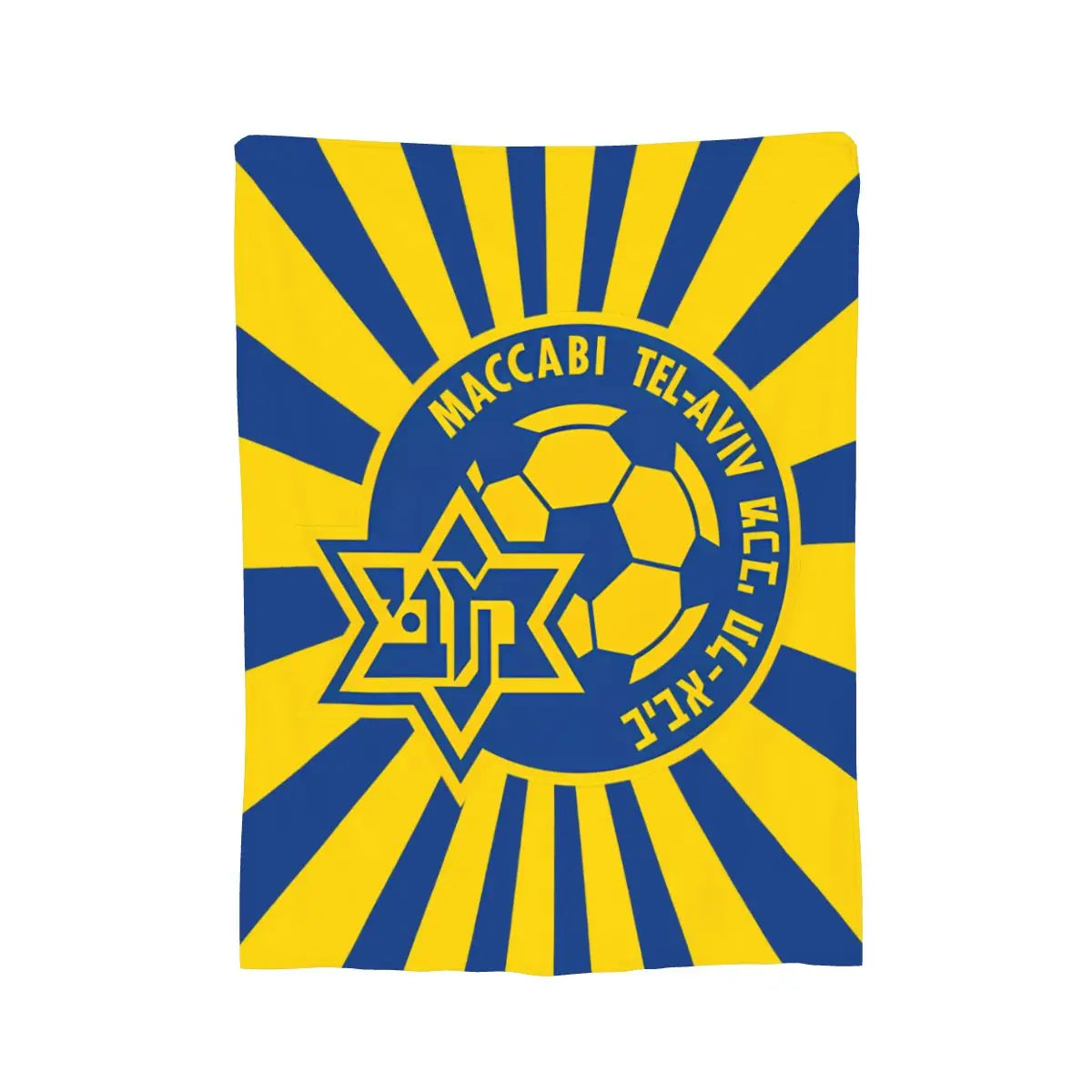 Maccabi Aviv Flannel Throw Blanket Warm Bed Blanket in USA.