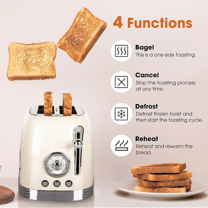 Crownful Slices Bread Toaster Sandwiches Waffles Extra IN USA.