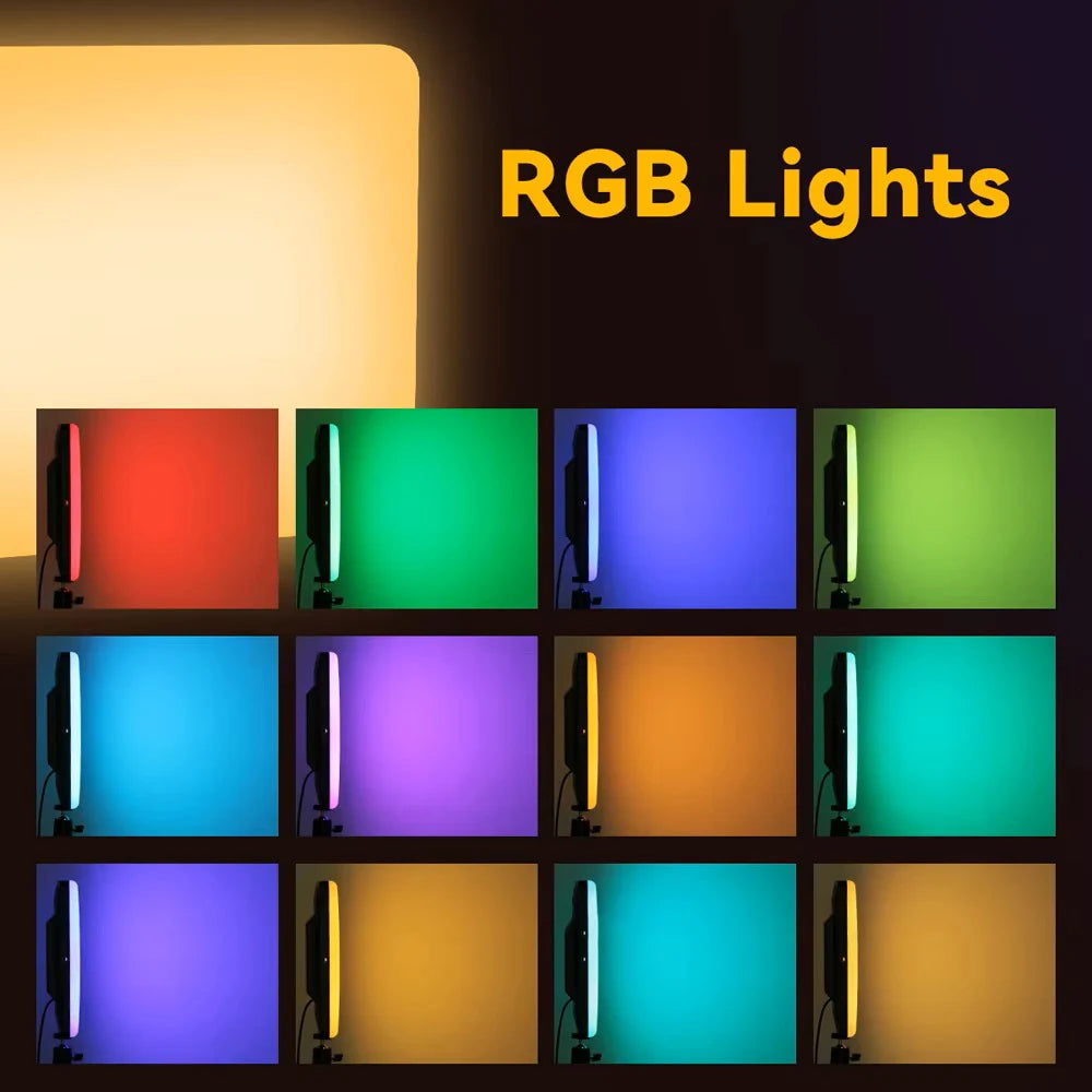 RGB LED Photography Video Light Panel Lighting Photo Studio in USA.