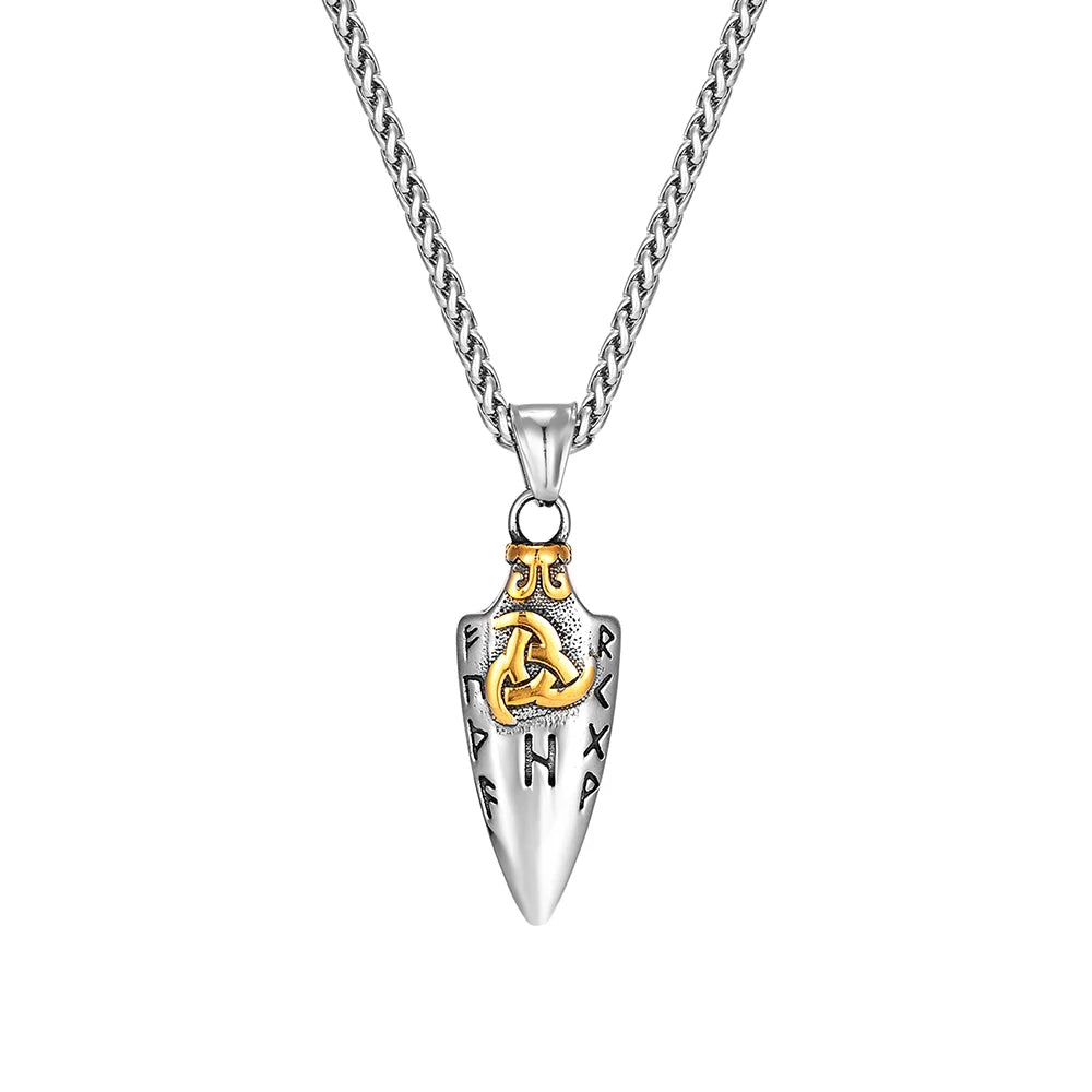 Norse Runes Odin's Spear Gungnir Necklace in USA