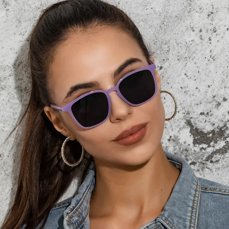 Fashion Vintage Square Sunglasses Women in USA