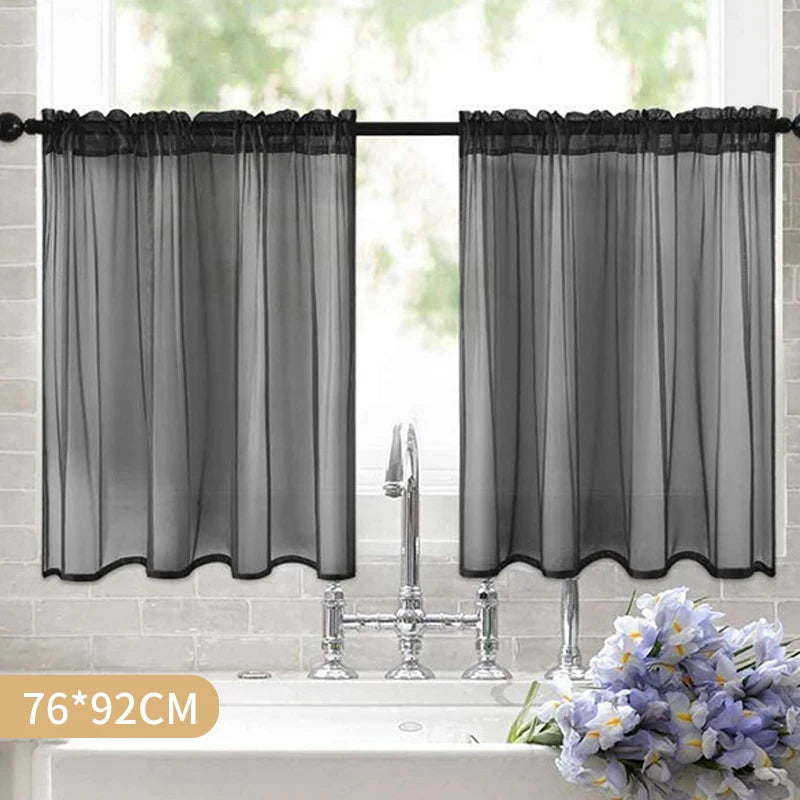 Short Curtains Living Room Bedroom Curtains in USA