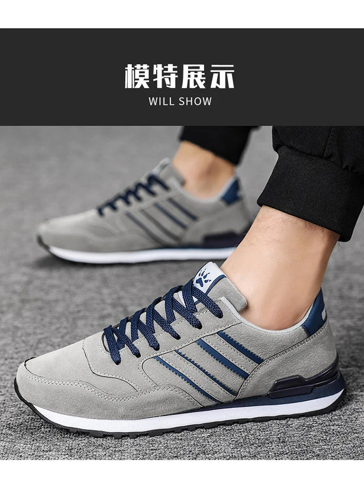 Men Chunky Sneakers Suede Men's Casual Shoes in USA