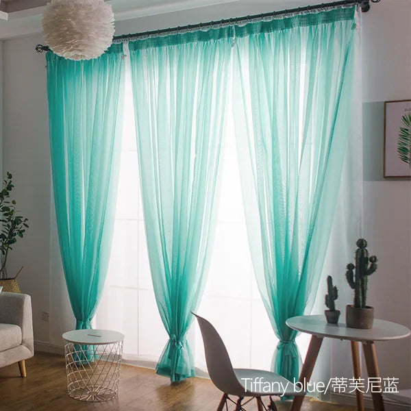 Free Customization Sheer Tulle Curtains Shading IN USA.