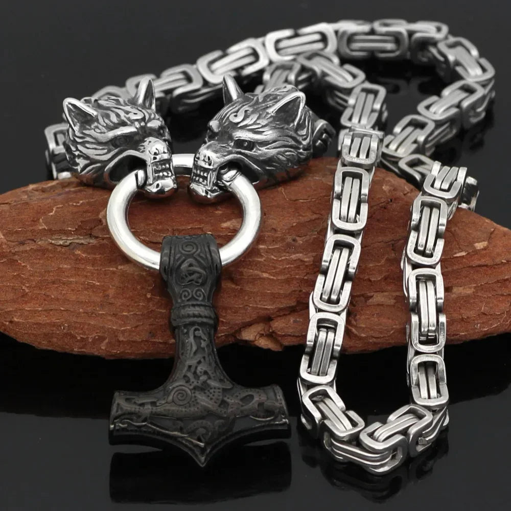 Fashionable Exquisite New Retro Nordic Viking Hammer Pendant in USA