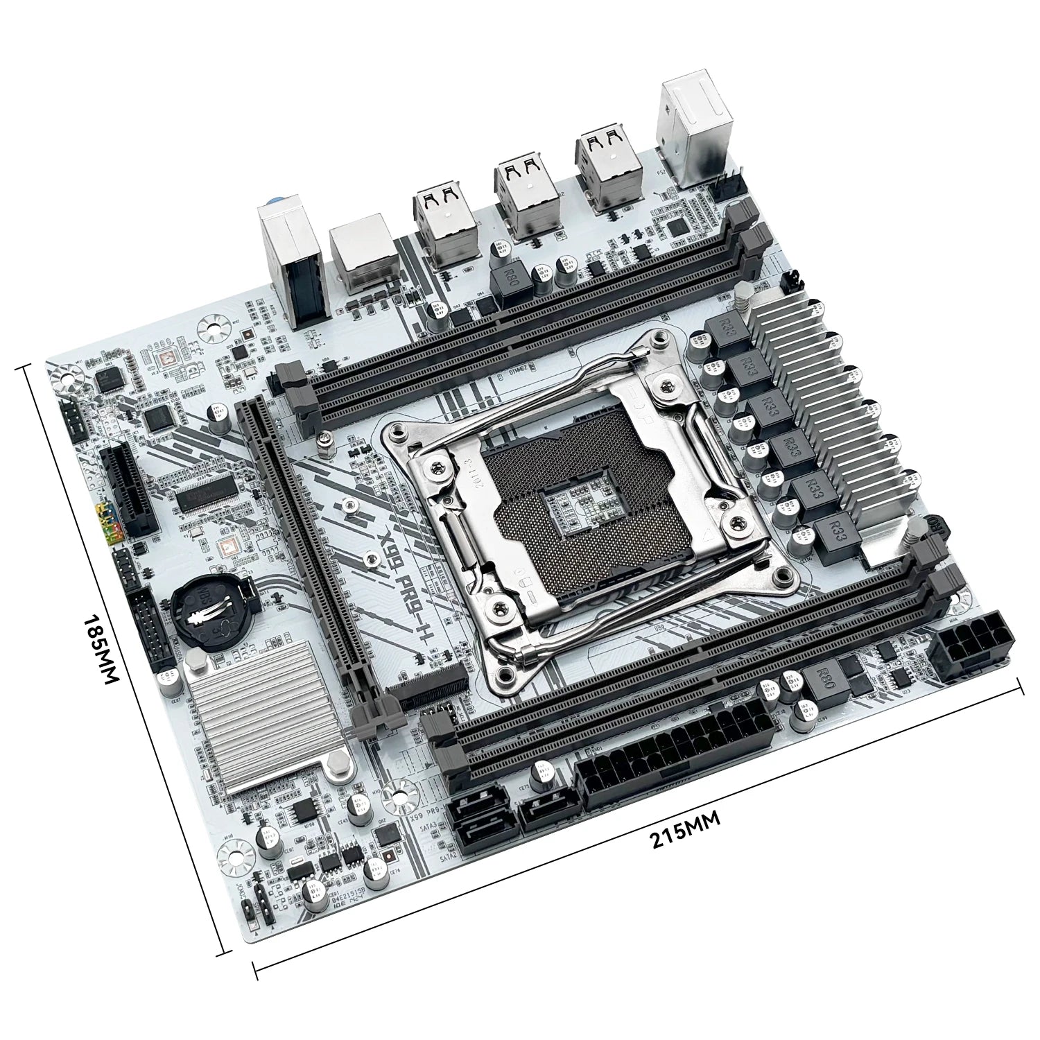 MACHINIST X99 PR9-H White Motherboard Set kit With Intel Xeon E5 2670 