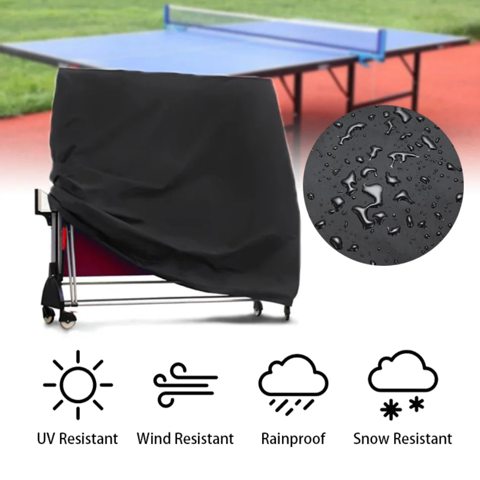 PingPong Table Cover Protection 300D Heavy Duty Waterproof Dust-proof 