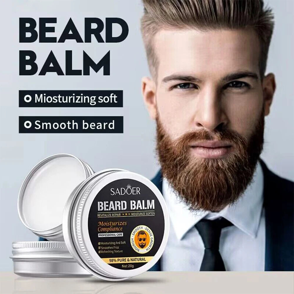 Natural Beard Cream Natural Oil Conditioner Beard Styling Care Balm in USA