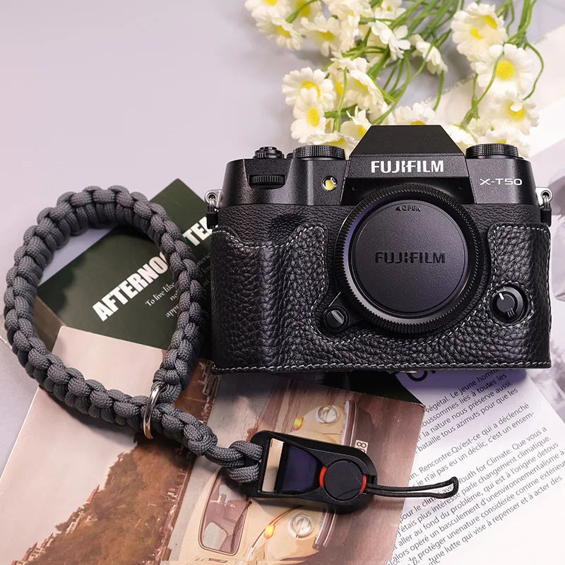 Suitable for Fuji X-T50 camera leather base micro single retro in USA.