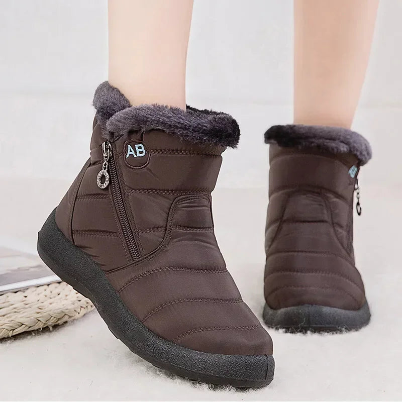 Winter Women Boots Thick Bottom Ankle Boots Women in USA