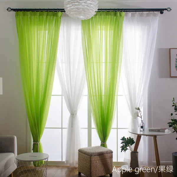 Free Customization Sheer Tulle Curtains Shading IN USA.