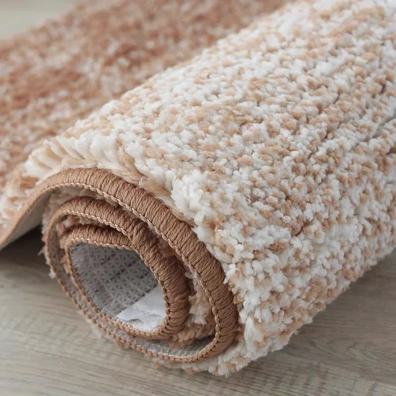 Bathroom Rugs Mat Simple Home Flocking Carpet Extra Soft in USA.