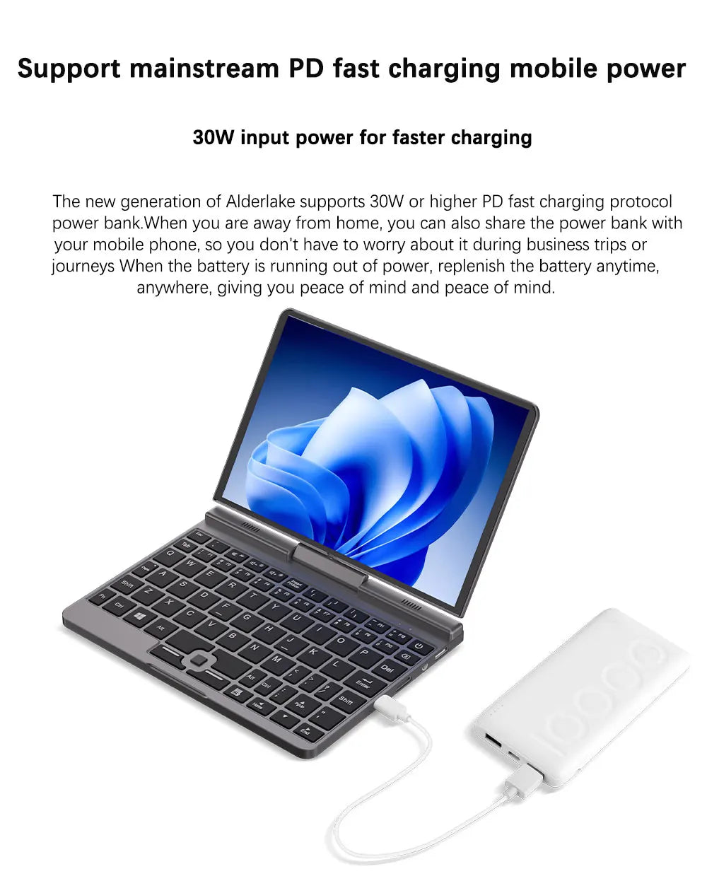 Topton P8 12th Gen Mini Handheld Laptop 8 Inch Touch Intel in USA.